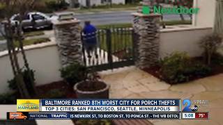 Baltimore 8th worst city for Amazon package thefts