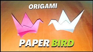Origami Flapping Bird | How to Make Origami Flapping Bird | Origami Folding Instructions