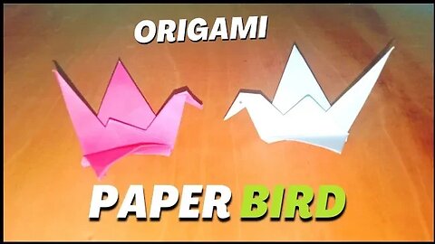 Origami Flapping Bird | How to Make Origami Flapping Bird | Origami Folding Instructions