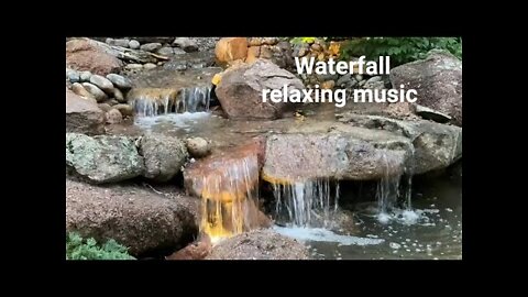 Waterfall relaxing music