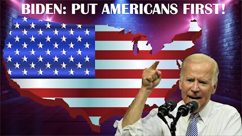 Biden, who are you working for? Put AMERICANS first!