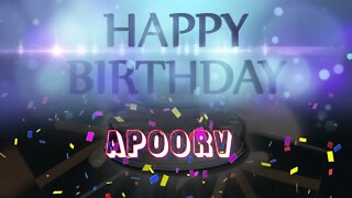 Wish you a very Happy Birthday Apoorv from Birthday Bash