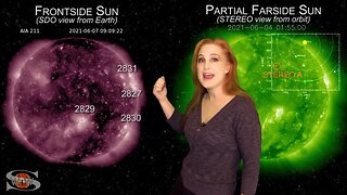 Solar Storms Amid a Solar Eclipse | Space Weather News 06.09.2021