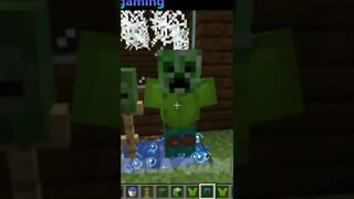 Minecraft: How To Make A Jumping Creeper and Zombie