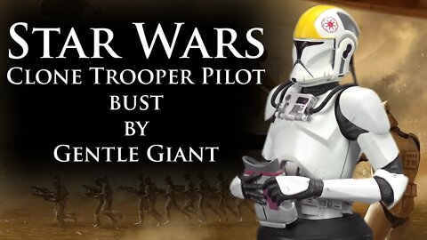 Star Wars Clone Trooper Pilot bust by Gentle Giant