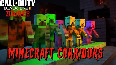 Call of Duty Minecraft Corridors Custom Zombies Map