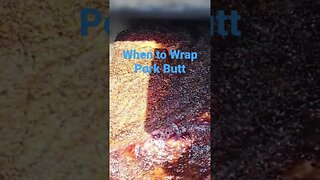 When is Pork Butt Ready to Wrap? Pulled Pork Shoulder. #bbq #offset #shorts #pork #smoking