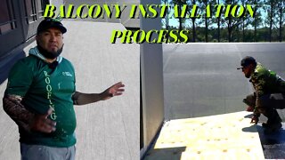 Eustis Roofing - Step by step Balcony Installation Process