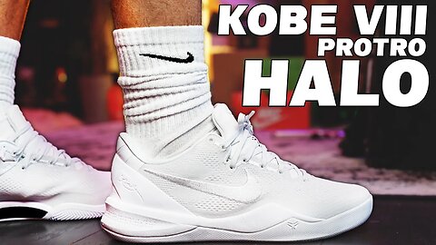 Nike Kobe 8 Protro Halo Review and On Foot !