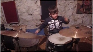 Metallica's 'Enter Sandman' Nailed By Five-Year-Old Boy Drummer