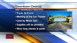 Keep Bakersfield Beautiful cleaning up downtown Saturday morning