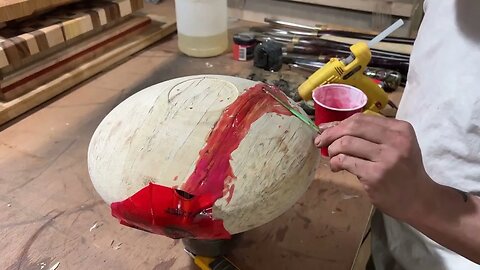 Woodturning - ugly log turn into 1500$ piece of art