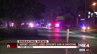 Fort Myers Police Officer shot and killed with his own weapon