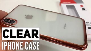 RANVOO Soft Clear Bumper Case with Rose Gold Chrome for iPhone XS Max Review