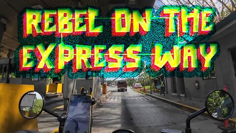 Rebel on the Expressway - Going to the Honda Dealership in Sto. Tomas