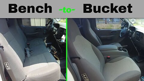 Gen 10 Ford F150 Revival Part 3: Bench Seat to Power Bucket Seats