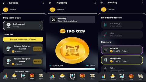 Nothing Coin | A New Crypto Mining Bot On Telegram