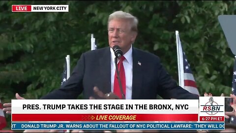 Trump In The Bronx: We're Going To Turn NYC Around