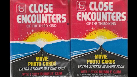 Close Encounters of the Third Kind Trading Cards (1978, Topps) -- What's Inside