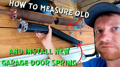 How To Replace A Broken Garage Door Spring