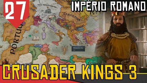 Reunificando o Império BIZANTINO - Crusader Kings 3 Portugal #27 [Gameplay PT-BR]