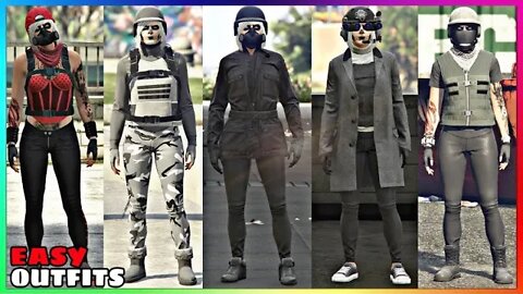Top 5 Best Easy To Make Female Tryhard Outfits #30 (GTA Online)
