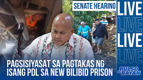 Pagsisiyasayat ng Senado kaugnay sa pagtakas ng isang PDL sa New Bilibid Prison