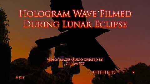 Lunar Wave Filmed During Eclipse - Historic!