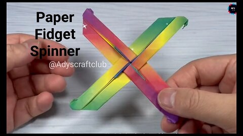 How to Make a Paper Fidget | Origami Paper Fidget