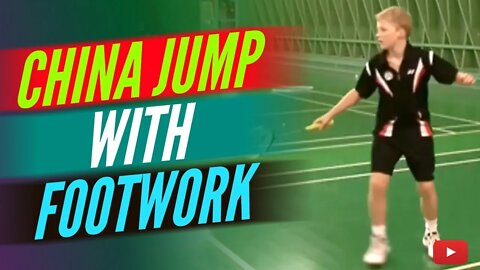 China Jump With Footwork - Coach Engholm training Anders Antonsen (2009) - Online Badminton Coaching