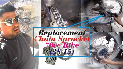 How To Change Sporket set 70cc Bike chain grari -rumble