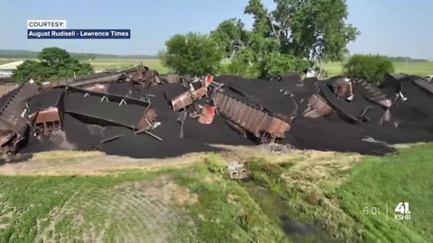 Rails damaged, 'large amount' of coal spilled in Douglas County train derailment
