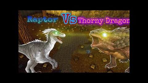 Thorny Dragon vs raptor/dire bear/terrorbird/+more | ark survival evolved | ark battles