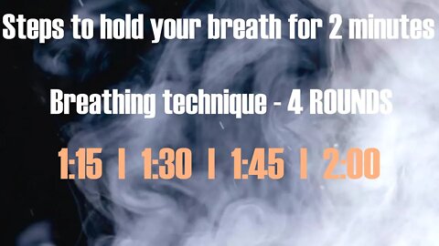 Steps to hold your breath for 2 minutes [Guided] with Sadhguru chanting OM [4 fast rounds]