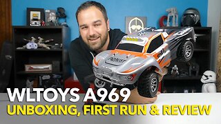 WLTOYS A969 Vortex 1/18th Scale RC 4WD Shortcourse Truck UNBOXING, FIRST RUN & REVIEW