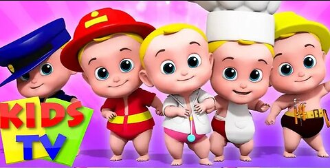 Five Little Babies🤩🤪👼 | Junior Squad Videos | Kindergarten Nursery Rhymes For Babies by Kids Tv