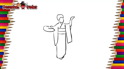 Dança Tradicional Japonesa | Japanese Traditional Dance | Desenhos Irados Nº 19 | 2021