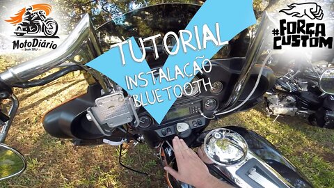 Como instalar o BlueTooth nas Ultra Glide Classic via cabo auxiliar? MotoDiário Tutorial