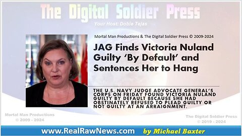 JAG Finds Victoria Nuland Guilty ‘By Default’ and Sentences Her to Hang