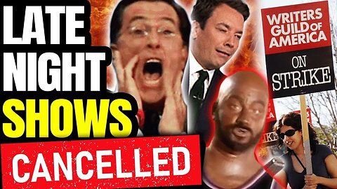 ALL Late Night Shows CANCELED As Communist Writers STRIKE 😂