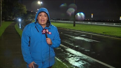 Larissa Scott in Hillsborough | Bay Shore Blvd is prone to flooding; however, it has not been closed yet. Officials urged residents to place sandbags in front of their homes and to evacuate the area, as Bay Shore Blvd is in zone a.