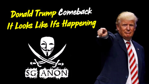 SG Anon "Donald Trump Comeback - It Looks Like It's Happening"