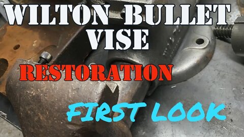 Wilton Bench Vise - First look at it - RESTORATION