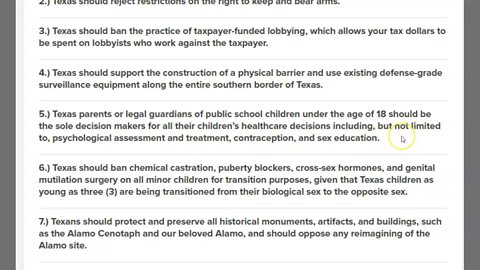 Texas Primary Voting Propositions - What & Why I Am Voting For or Against