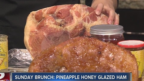 Sunday Brunch: Pineapple Honey Glazed Ham