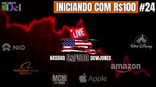 #24 CRASH NAS BOLSAS E CRIPTOS COMEÇANDO C/ R$100 AÇÕES INTERNACIONAIS + HK50 | US100 | US30 | SP500