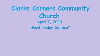 04/07/2023 Good Friday Service