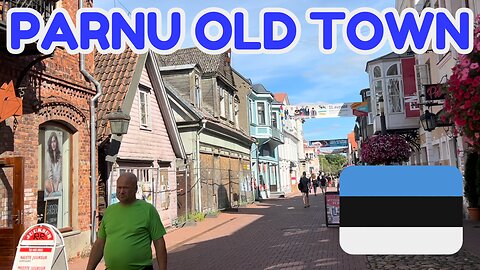 ☀️ Summer in PARNU Old Town! 🇪🇪 Exploring the Summer Capital of Estonia! 🏖️