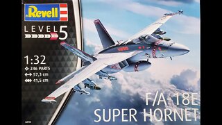 1/32 Revell F/A-18E Super Hornet Review/Preview