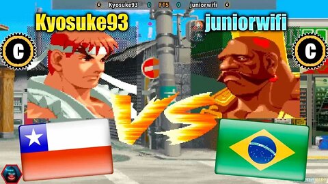 Street Fighter Alpha: Warriors Dreams (Kyosuke93 Vs. juniorwifi) [Chile Vs. Brazil]